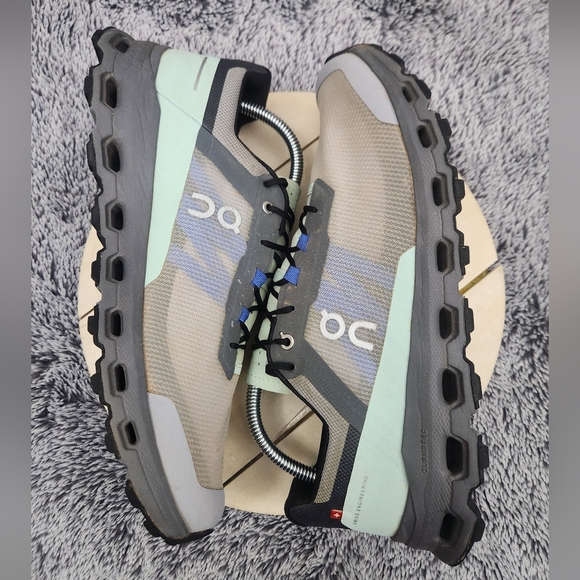 On Cloudvista Alloy Mint Running Trail Shoes Men's Size 11 - Picture 6 of 9